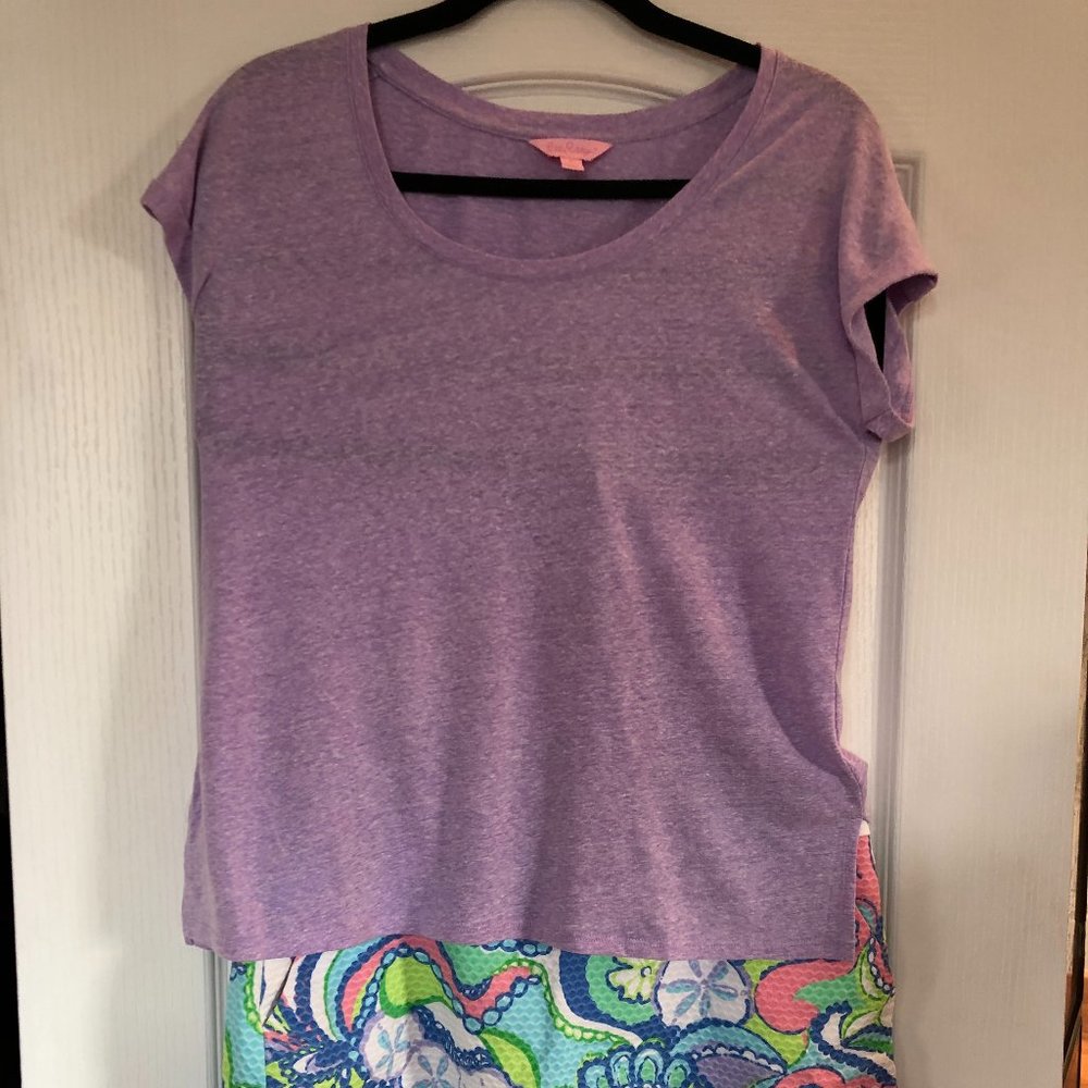 Lilly Pulitzer Combo- Marigold Skort Size 8 with Inara Top Size Small